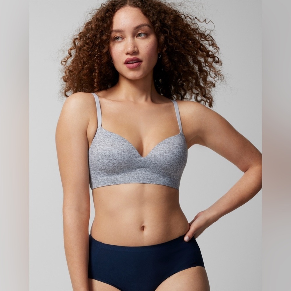 Soma Enbliss Bra in blurred graphite